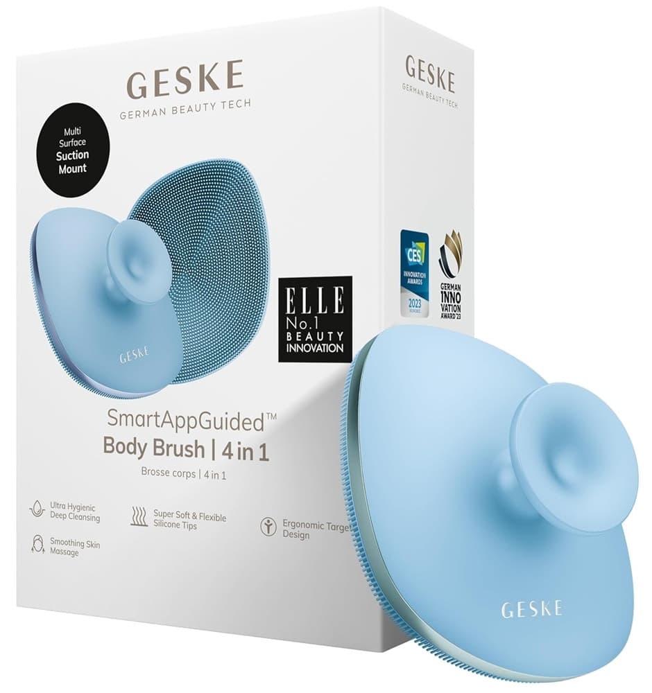 Escova Corporal Geske 4 Em 1 - Aquamarine