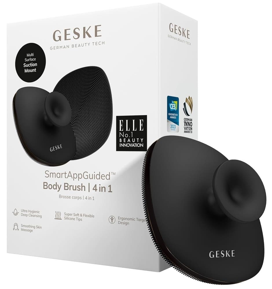 Escova Corporal Geske 4 Em 1 - Cinza