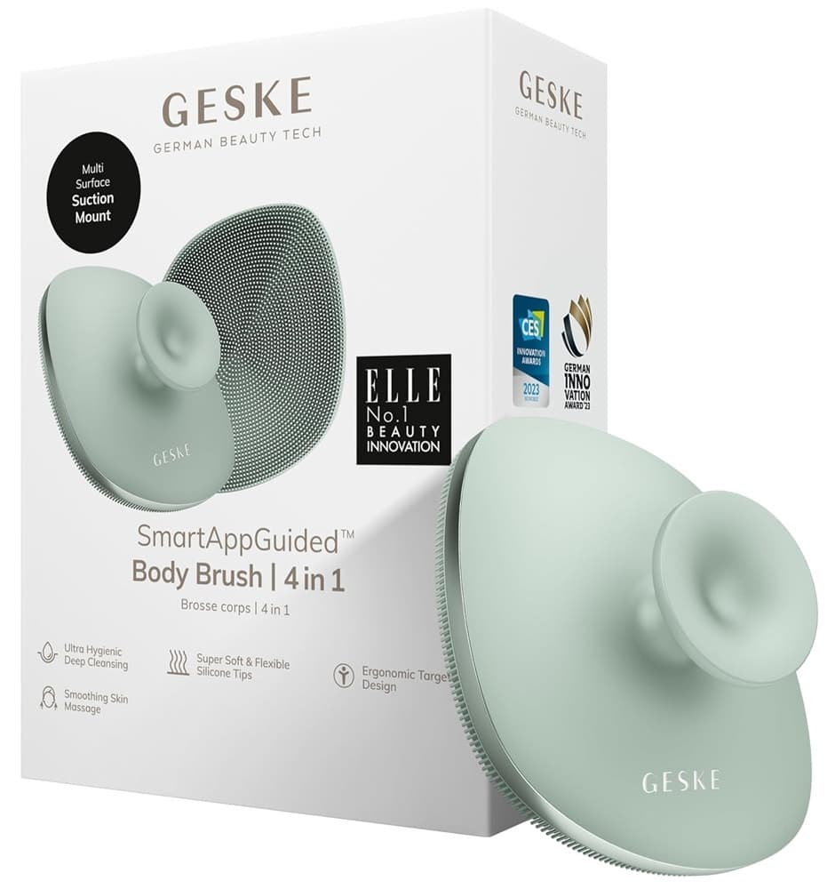 Escova Corporal Geske 4 Em 1 Verde
