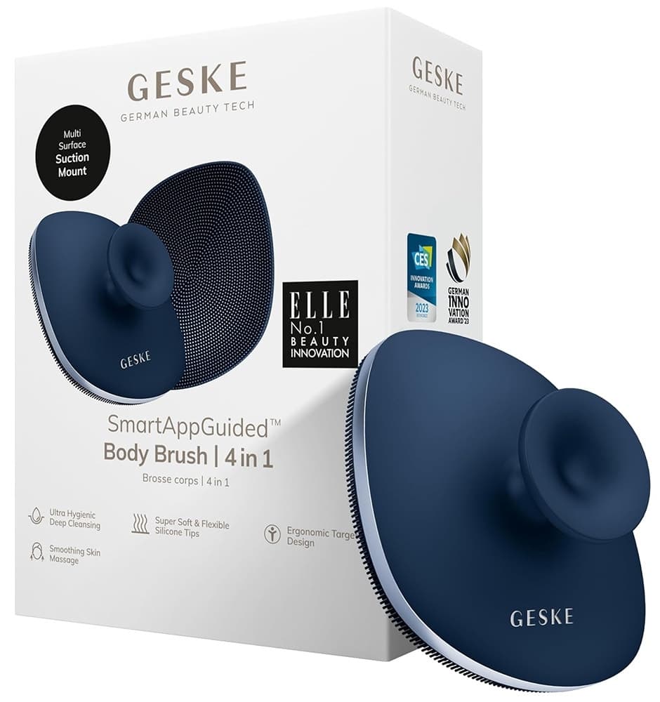 Escova Corporal Geske Body Brush 4 Em 1 - Meia-noite