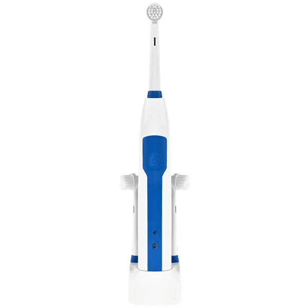 Escova de Dentes Elétrica More Fitness Mf-Et012 3 Modos de Limpeza 110V ~ 60Hz Branco/Azul