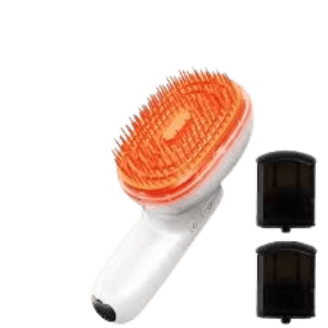Escova para Terapia Capilar Lilyeve Grow Turn Steam Booster + Cartucho de Óleo