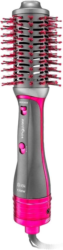Escova Secadora Britânia 2 Em 1 1300W BES26SR Bivolt 60 Hz