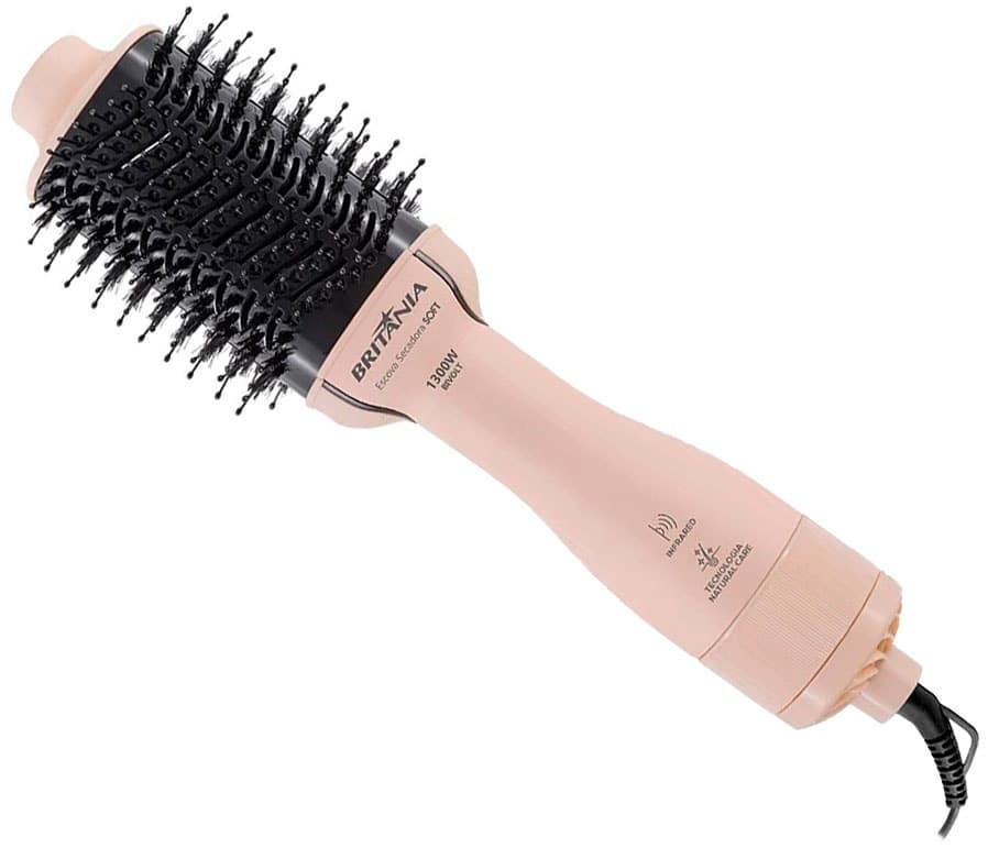 Escova Secadora Britânia Soft BEC07R 1300W Bivolt