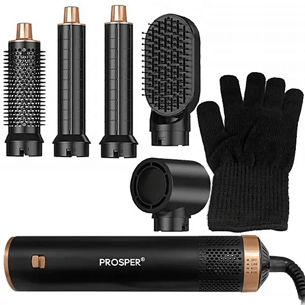 Escova Secadora e Modeladora Prosper P-1126 1300W 220-240V Preta/Dourado