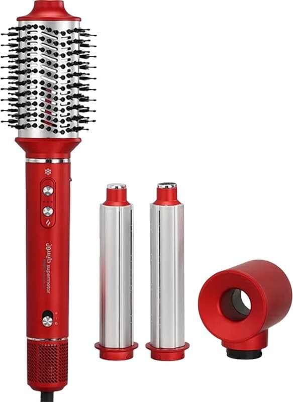 Escova Secadora Enzo En-6225 4 Em 1 1500W 220V 50/60Hz - Vermelho