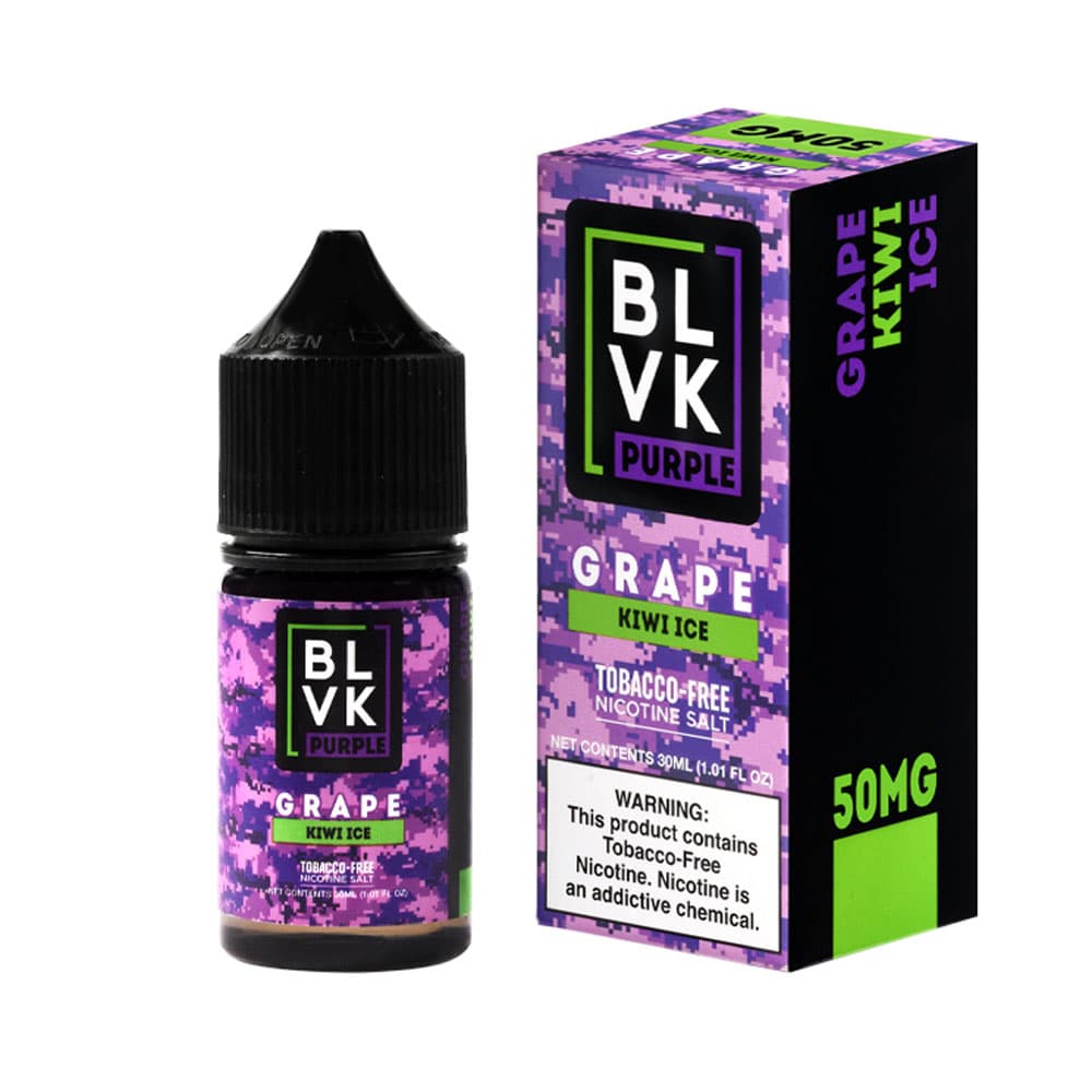 Essência Blvk Nic Salt Purple Grape Kiwi Ice 50MG 30ml