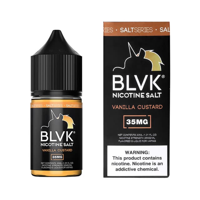 Líquido para Pod Blvk Nic Salt Vanilla Custard 35MG 30ml