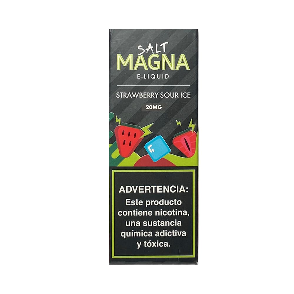 Essência Magna Strawberry Sour Ice Nic Salt 20MG 30ml