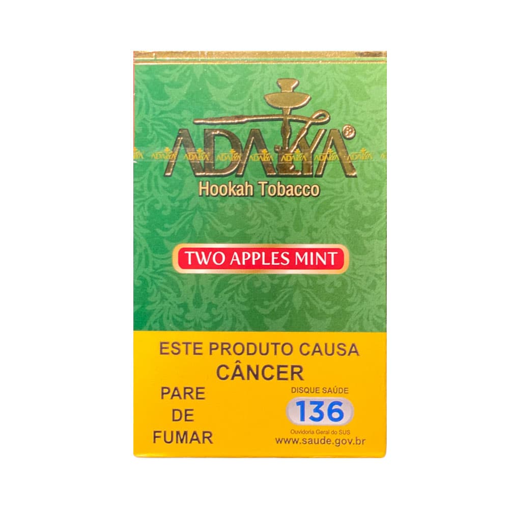 Essência para Narguilé Adalya Two Apples Mint 50G