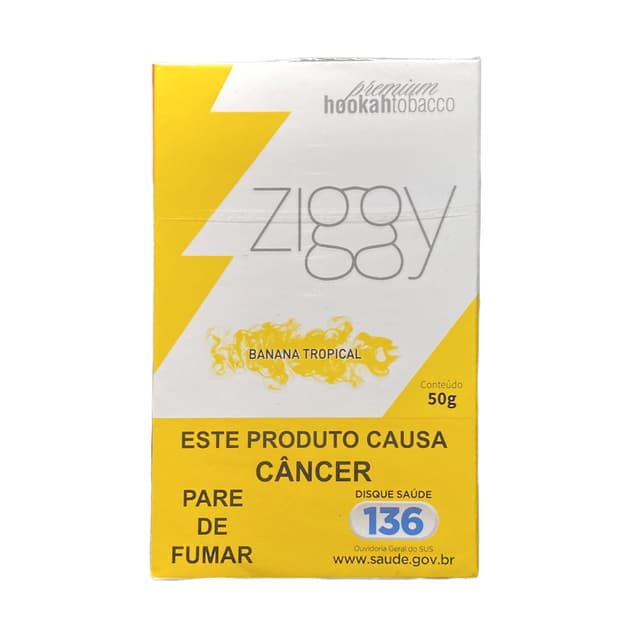 Essência para Narguilé Ziggy Banana Tropical 50G