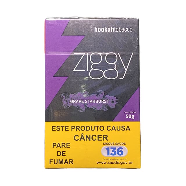 Essência para Narguilé Ziggy Grape Starburst 50G