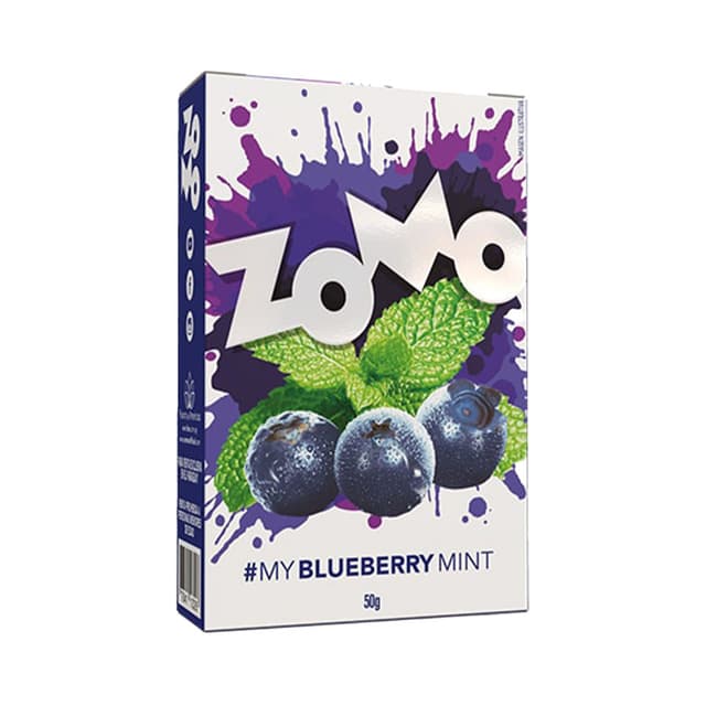 Essência para Narguilé Zomo Blueberry Mint 50G