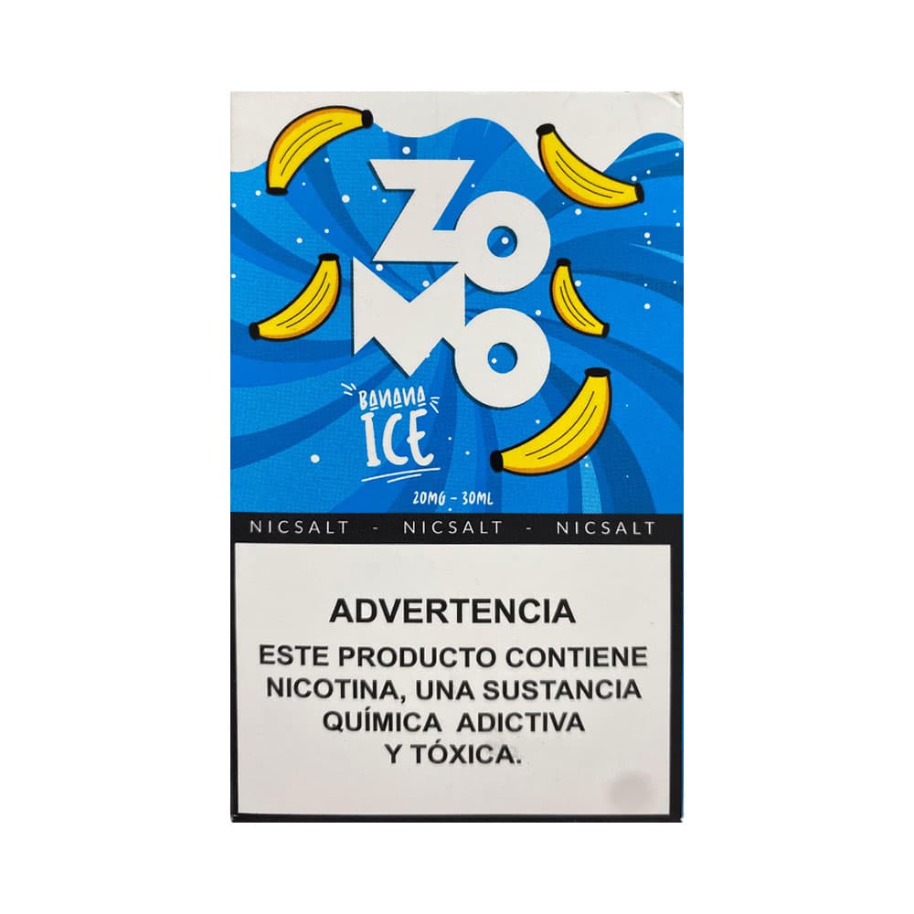Essência Nic Salt Iceburst Banana Ice 20MG 30ml Zomo