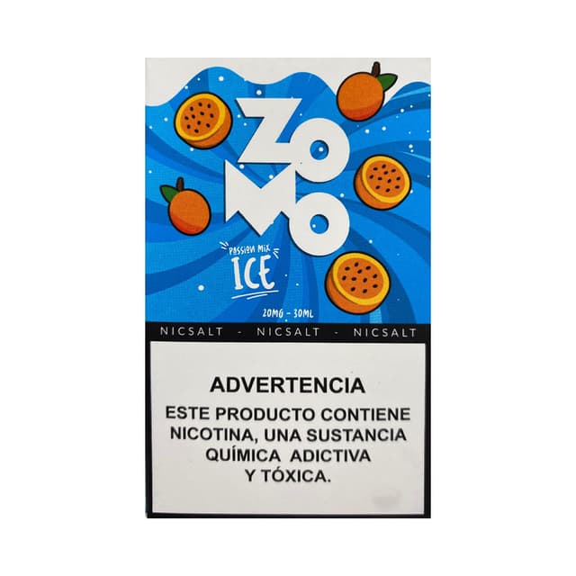 Essência Zomo Nic Salt Iceburst Passion Mix Ice 20MG 30ml