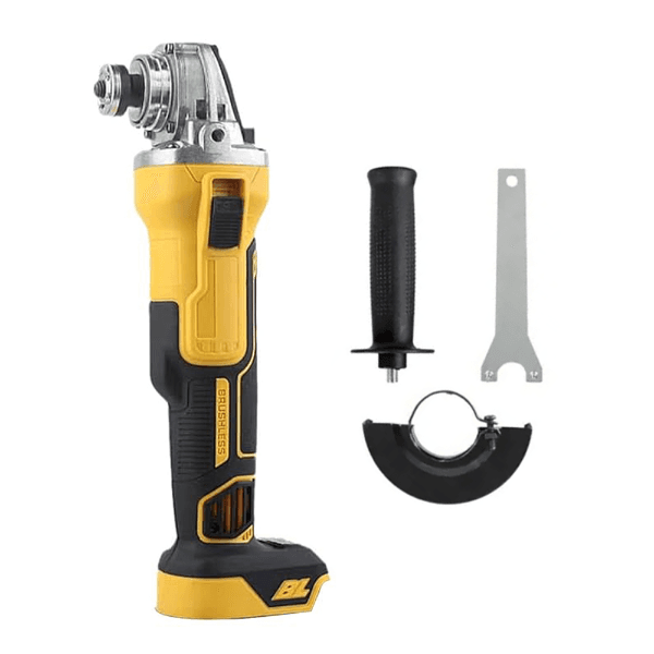 Esmerilhadeira Elétrica Sem Fio Geral Et2363 / M14 / 125MM / 24V / 4Ah / 110-240V ~ 50/60Hz - Amarelo/Preto
