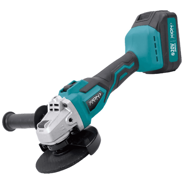 Esmerilhadeira Angular Elétrica Sem Fio Xion Xi-TOOLAG115W 8500Rpm 115W Bivolt Verde/Preto