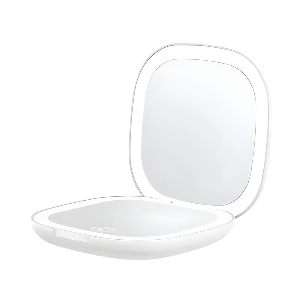 Espelho Wilit Travel Mirror N-M26-B Compacto com Luz LED Branco