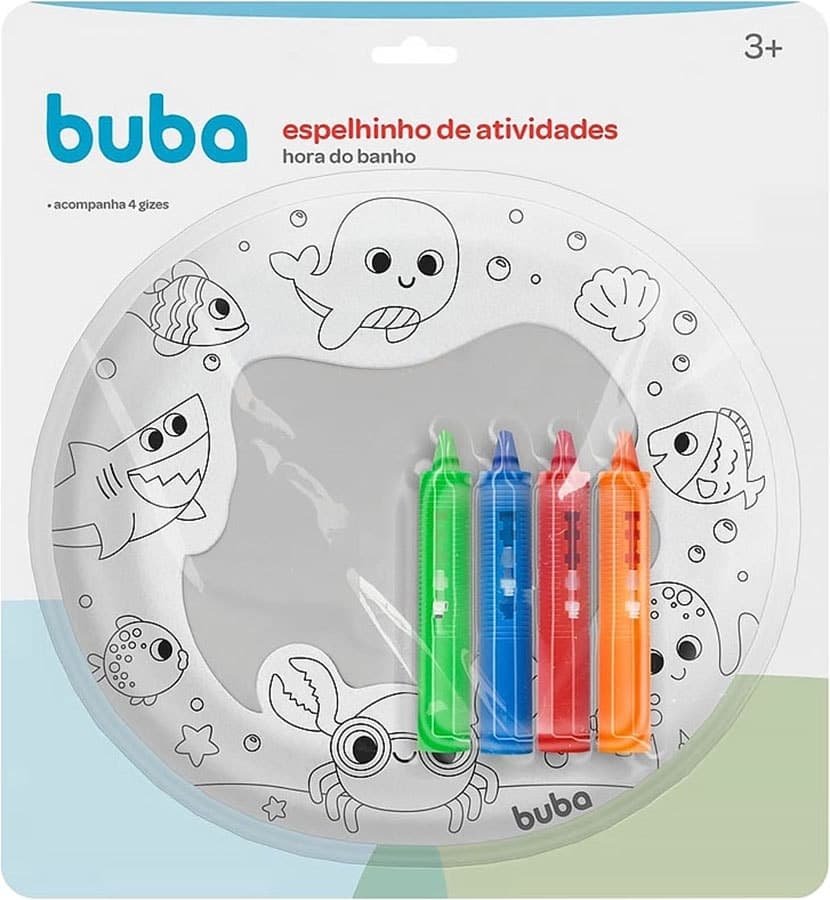 Espelhinho de Atividades Hora do Banho Buba
