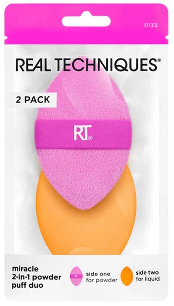 Esponja Difuminadora Real Techniques 2Em1 Powder (2 Peças)