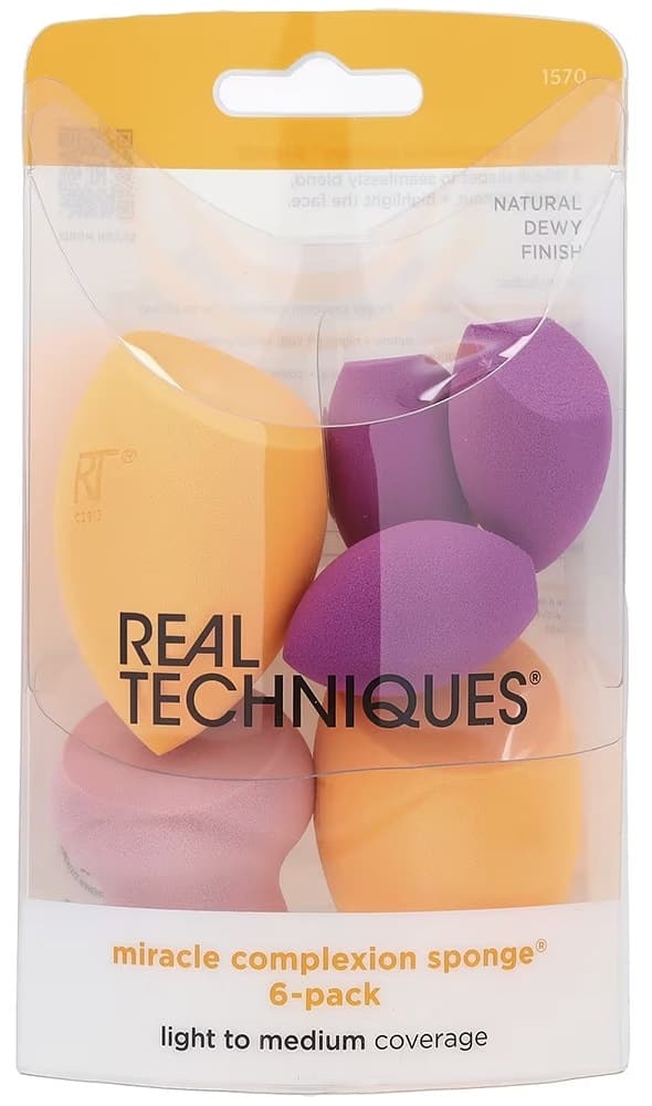 Esponja Difusora Real Techniques Miracle Complexion (6 Peças)