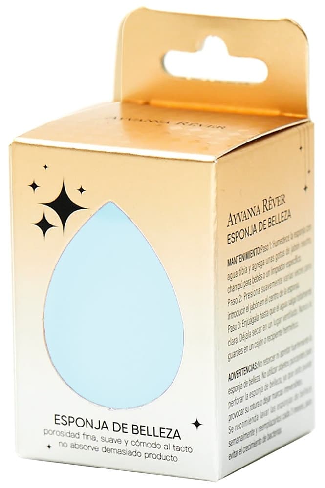 Esponja Esfumador Ayvanna Rever Céu Azul