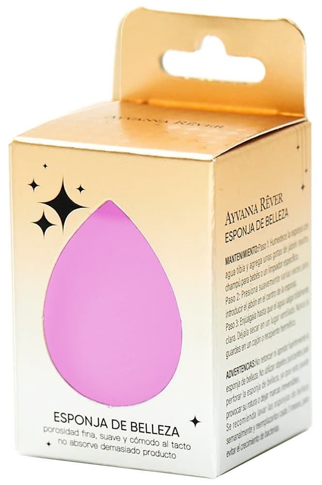 Esponja Esfumador Ayvanna Rever Rosa Sakura