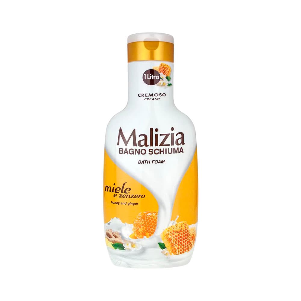 Espuma de Banho Malizia Honey And Ginger 1L