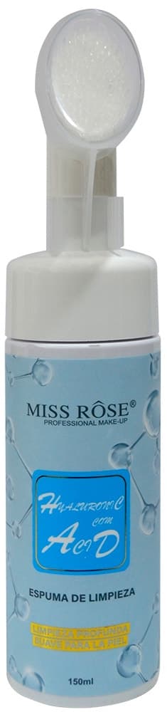 Espuma de Limpeza Miss Rose Hyaluronic com Ácido - 150mL