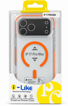 Capa Essager Es-101 para iPhone 17 Pro Max Laranja