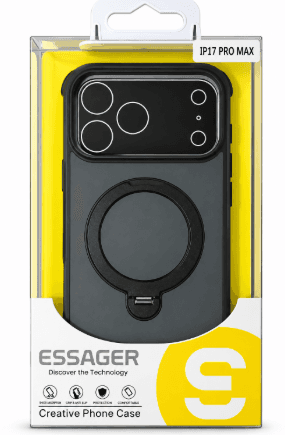 Capa Essager Es-13 para iPhone 17 Pro Max Preto