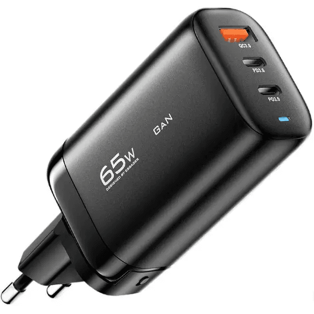 Carregador Essager ECT2CA-Myb01 3 Portas 65W
