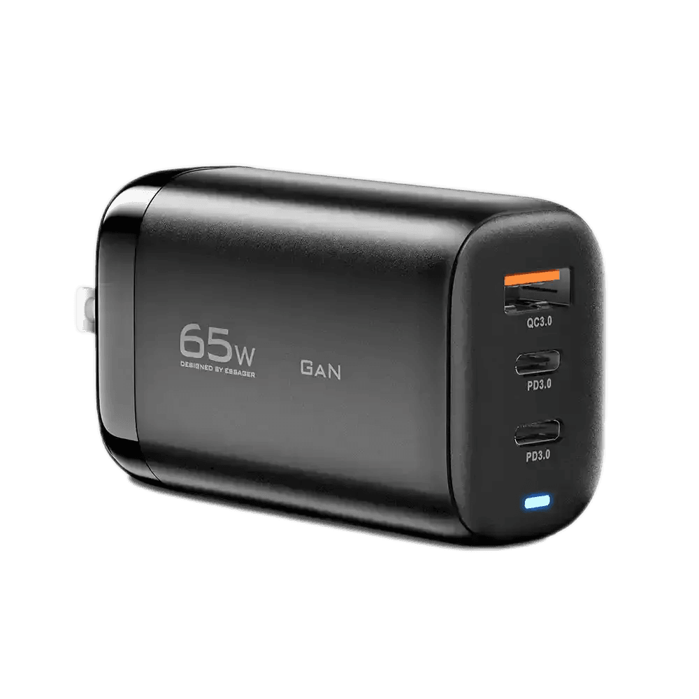 Fonte Essager Cargador ECT65W-Ayb01-Z USB A/USB-C 65W Preto