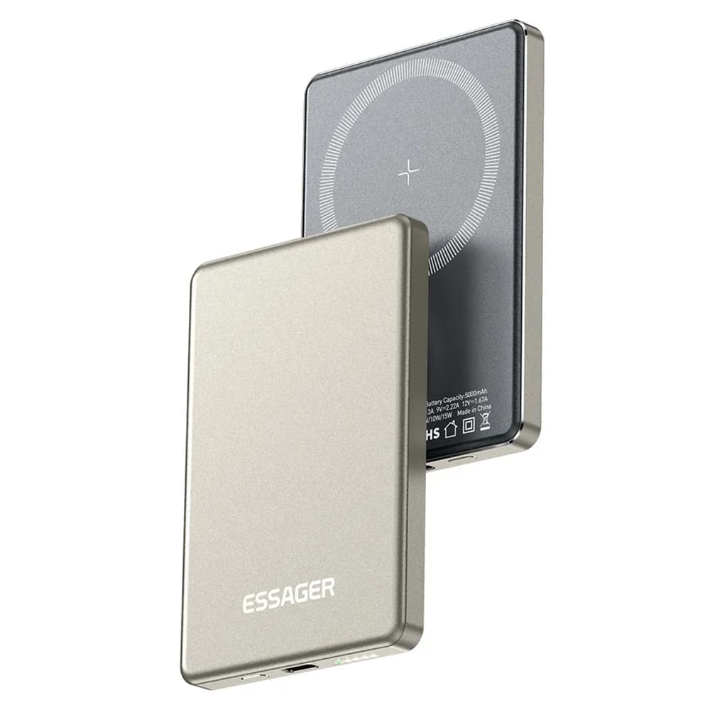 Essager Cargador Portatil Wireless EDY5K-YJ0A-Z 5000MAH 20W Bronze