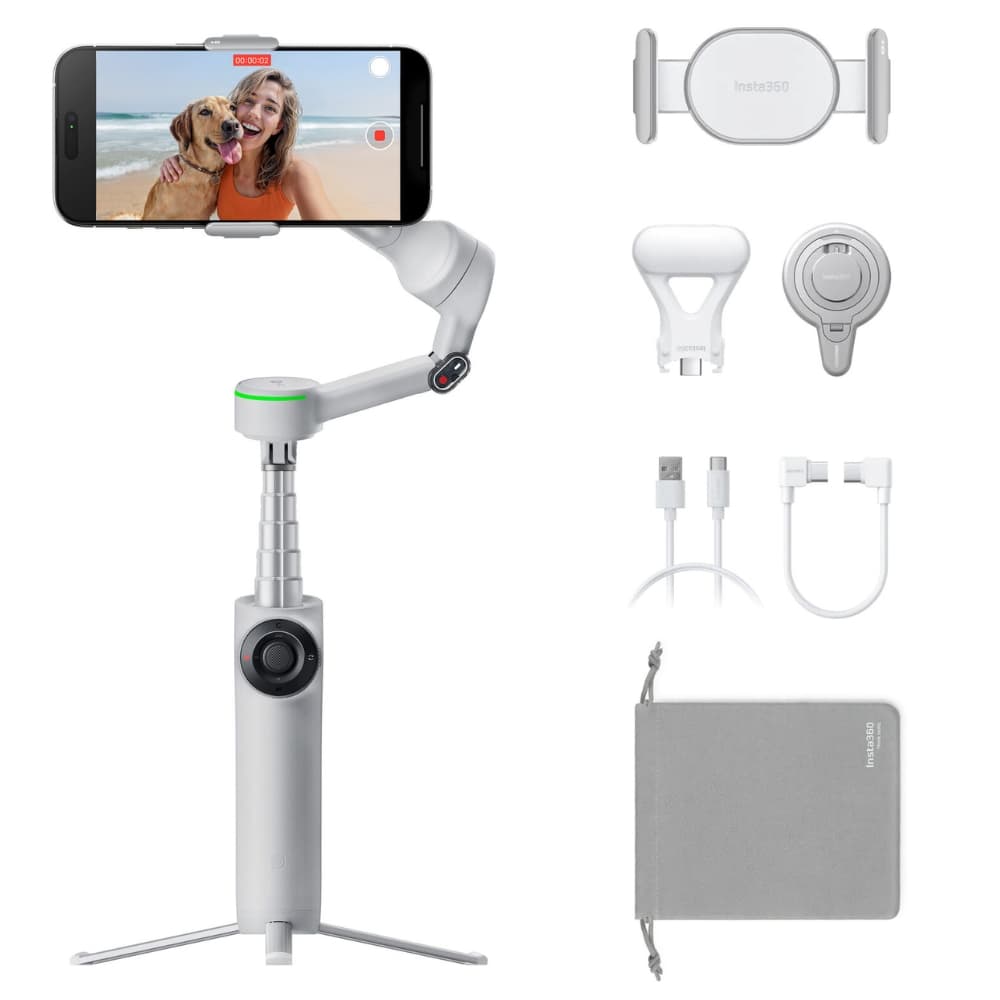 Estabilizador Insta360 Flow 2 Pro Creator Kit Cinza Pedra
