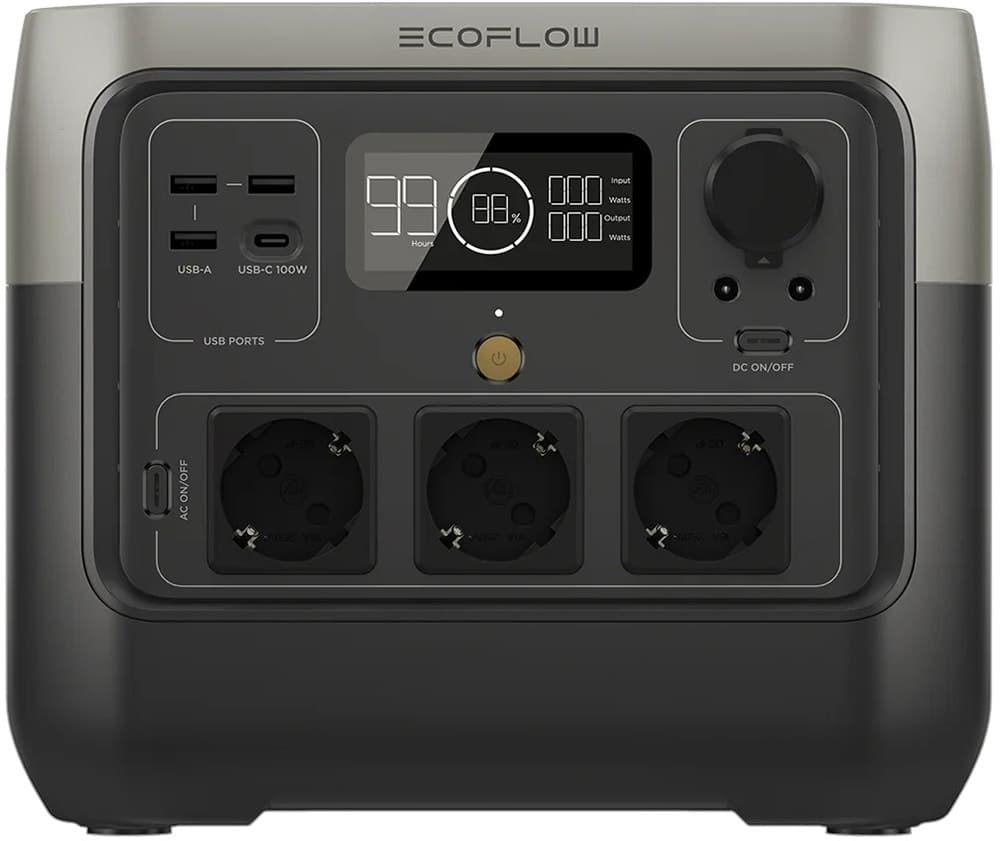 Estação de Energia Portátil Ecoflow River 2 Pro 220V