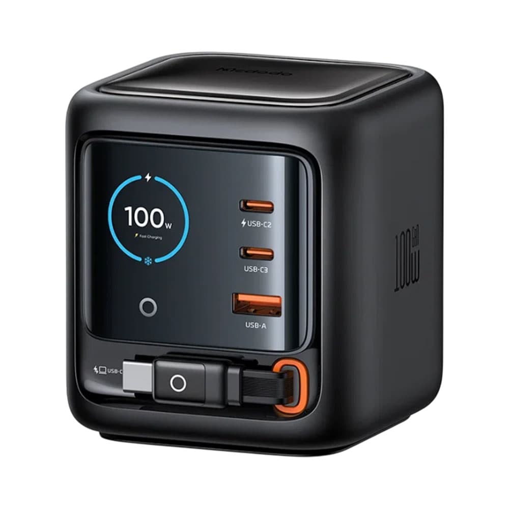 Estação de Carga McDodo Ch-1391 Cabo Retrátil USB-C 100W