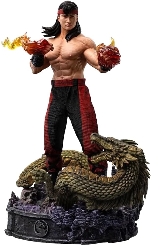 Estátua Iron Studios Mortal Kombat Liu Kang - 1/10