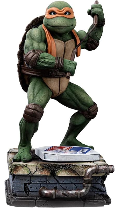 Estátua Iron Studios Michelangelo - Escala 1/10