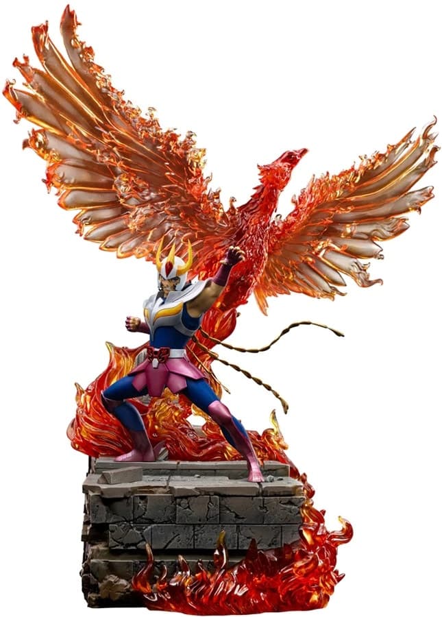 Estátua Iron Studios Saint Seiya Ikki de Fênix Deluxe Escala 1/10