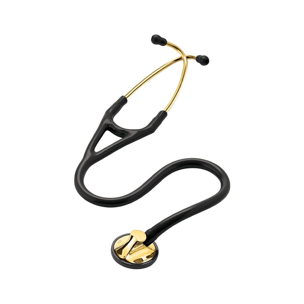Estetoscópio 3M Littmann Master Cardiology Preto com Peça Torácica Em Latão