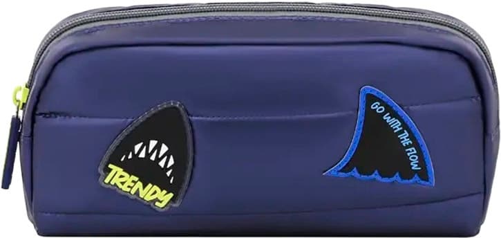 Estojo Escolar Trendy 30177 Azul Marinho