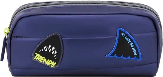 Estojo Escolar Trendy 30177 Azul Marinho