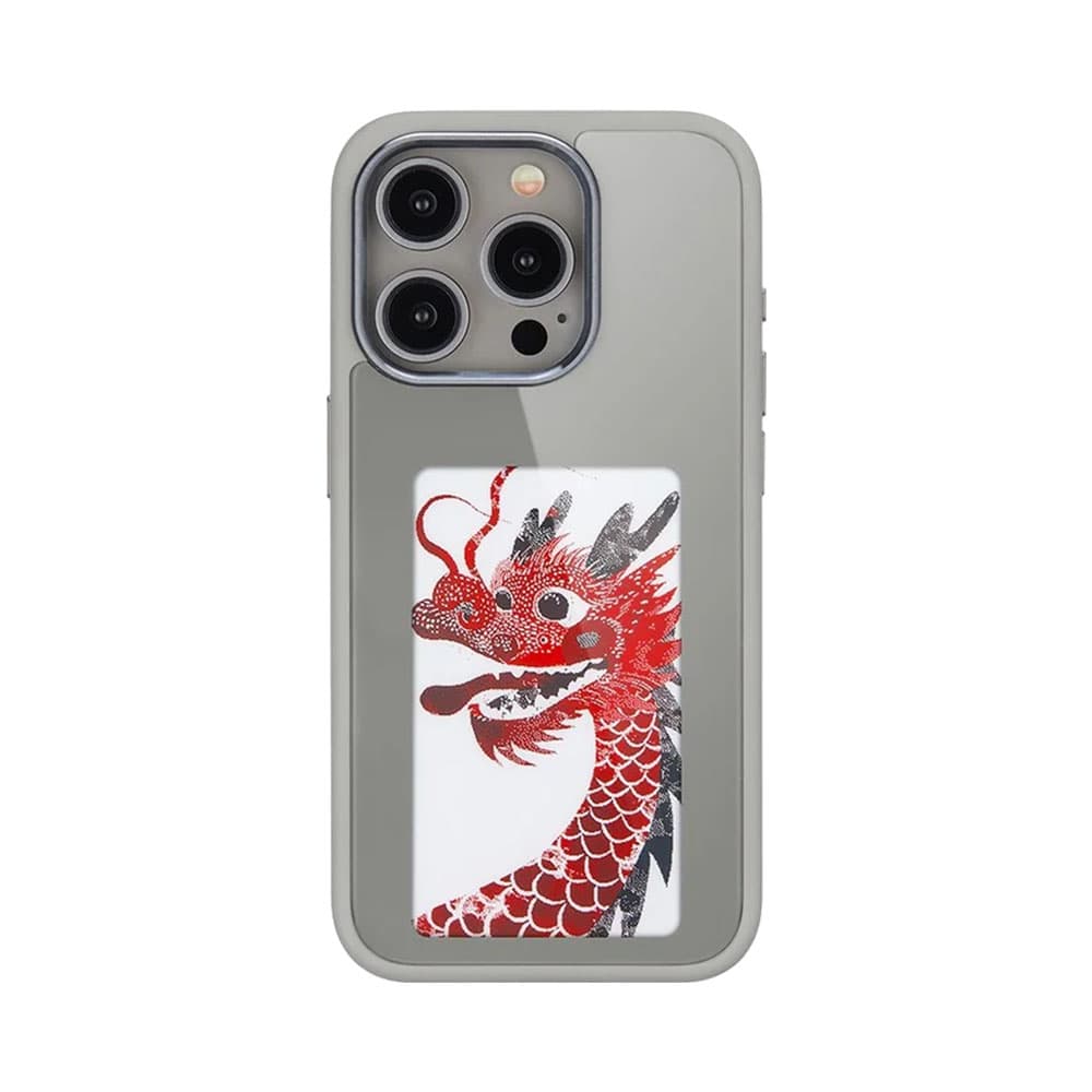 Capa Protetora Fashion Case Born To Love para iPhone 15 Pro Max Cinza