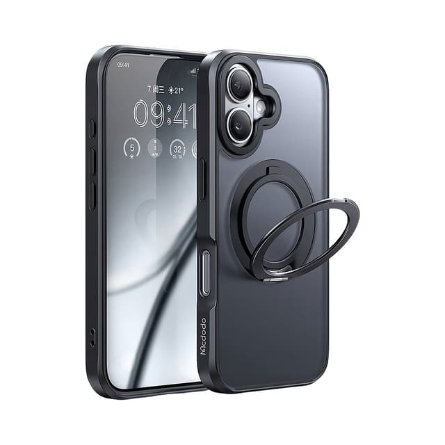 Capa Protetora McDoDo Pc-4930 para iPhone 16 Preta
