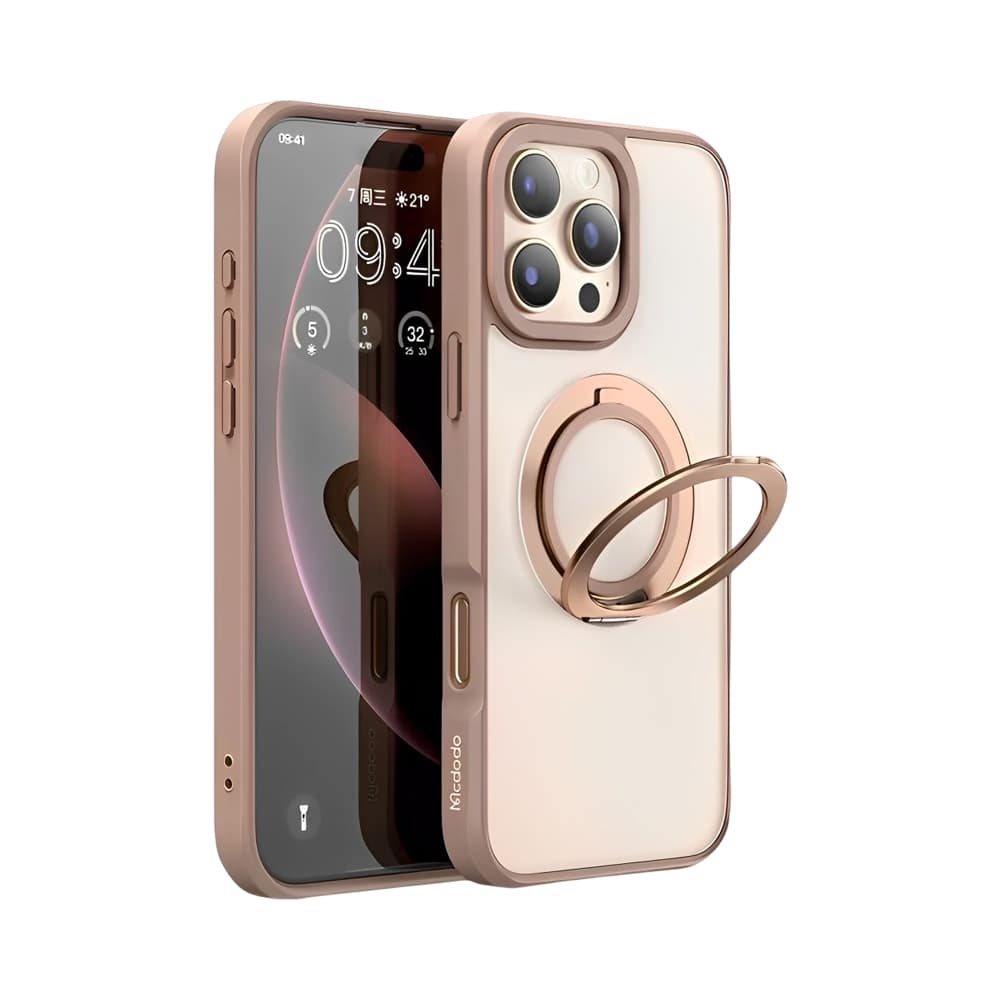 Capa Protetora Mcdodo Pc-4935 para iPhone 16 Pro Max Marrom