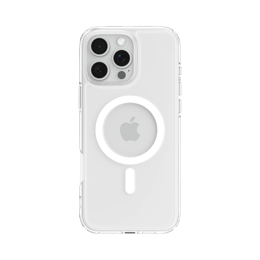 Capa Protetora Spigen Ultra Hybrid para iPhone 16 Pro Max Transparente/Branco