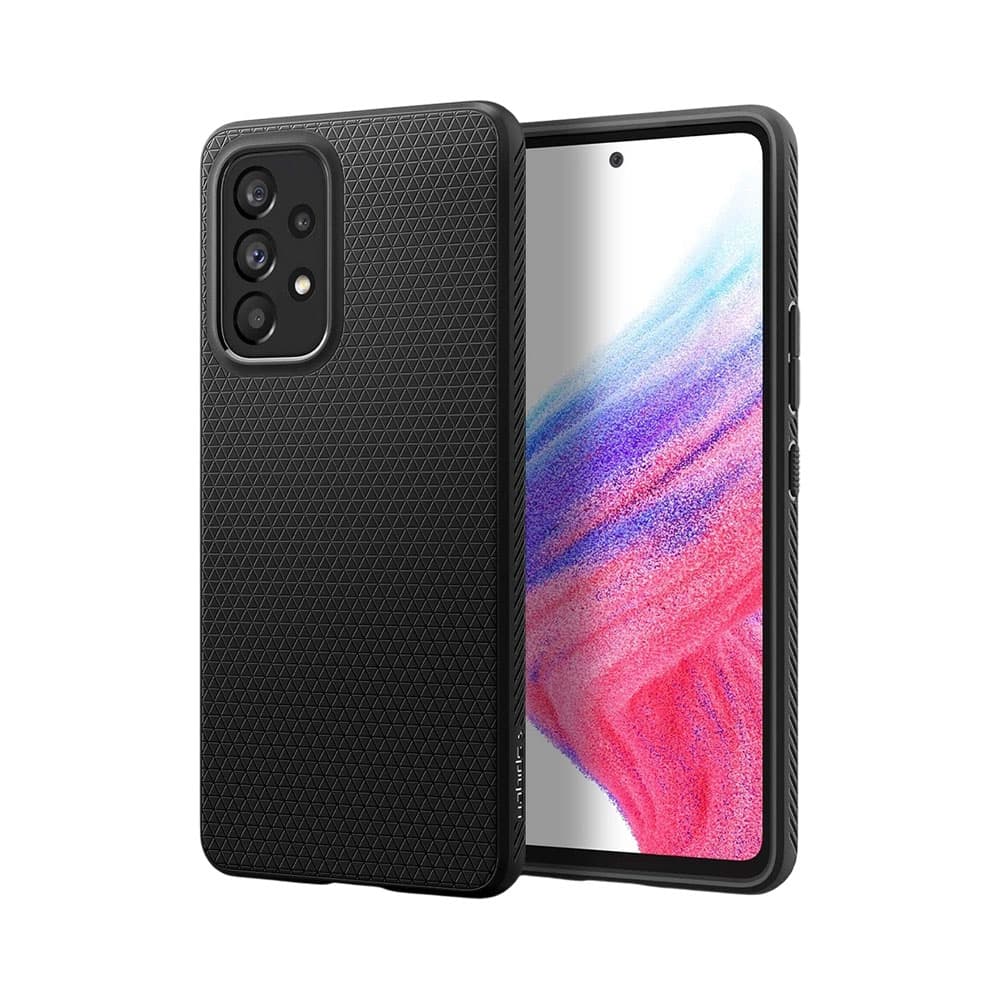 Capa Protetora Spigen Liquid Air para Galaxy A53 5G Preto Fosco