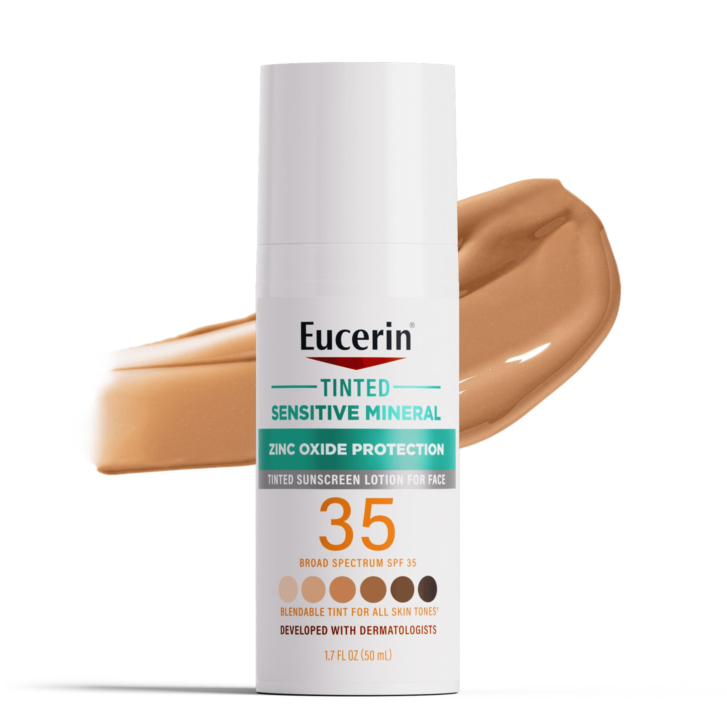 Proteção Solar Eucerin Tinted Sensitive Mineral Zinc Spf35 50ml