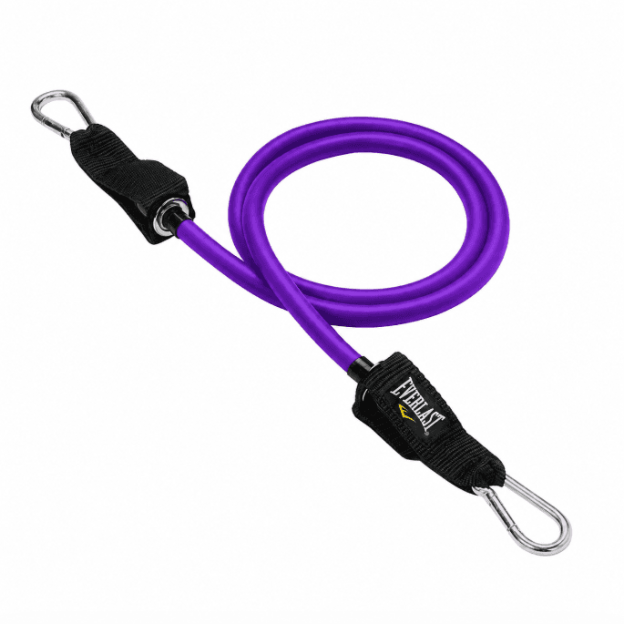 Liga de Resistência Everlast Latex com Clip 10LB EVLT9W010 Violeta